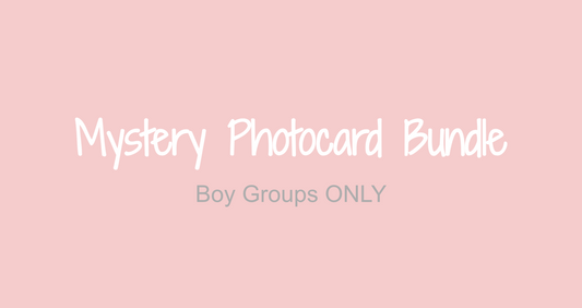 MYSTERY BOY GROUP PHOTOCARD BUNDLES