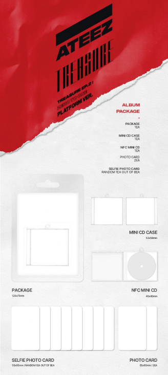 [PRE-ORDER] ATEEZ - TREASURE EP.2: ZERO TO ONE (ALBUM Platform ver.)