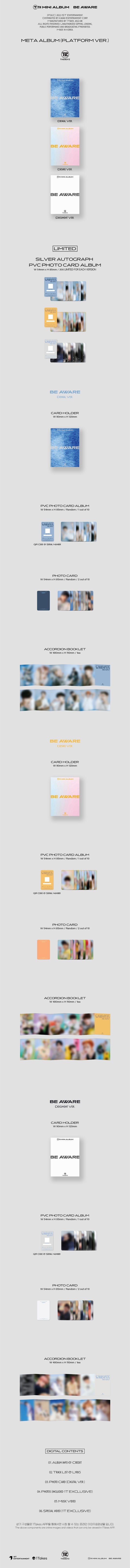 THE BOYZ  - BE AWARE [7th Mini Album] [PLATFORM VER]