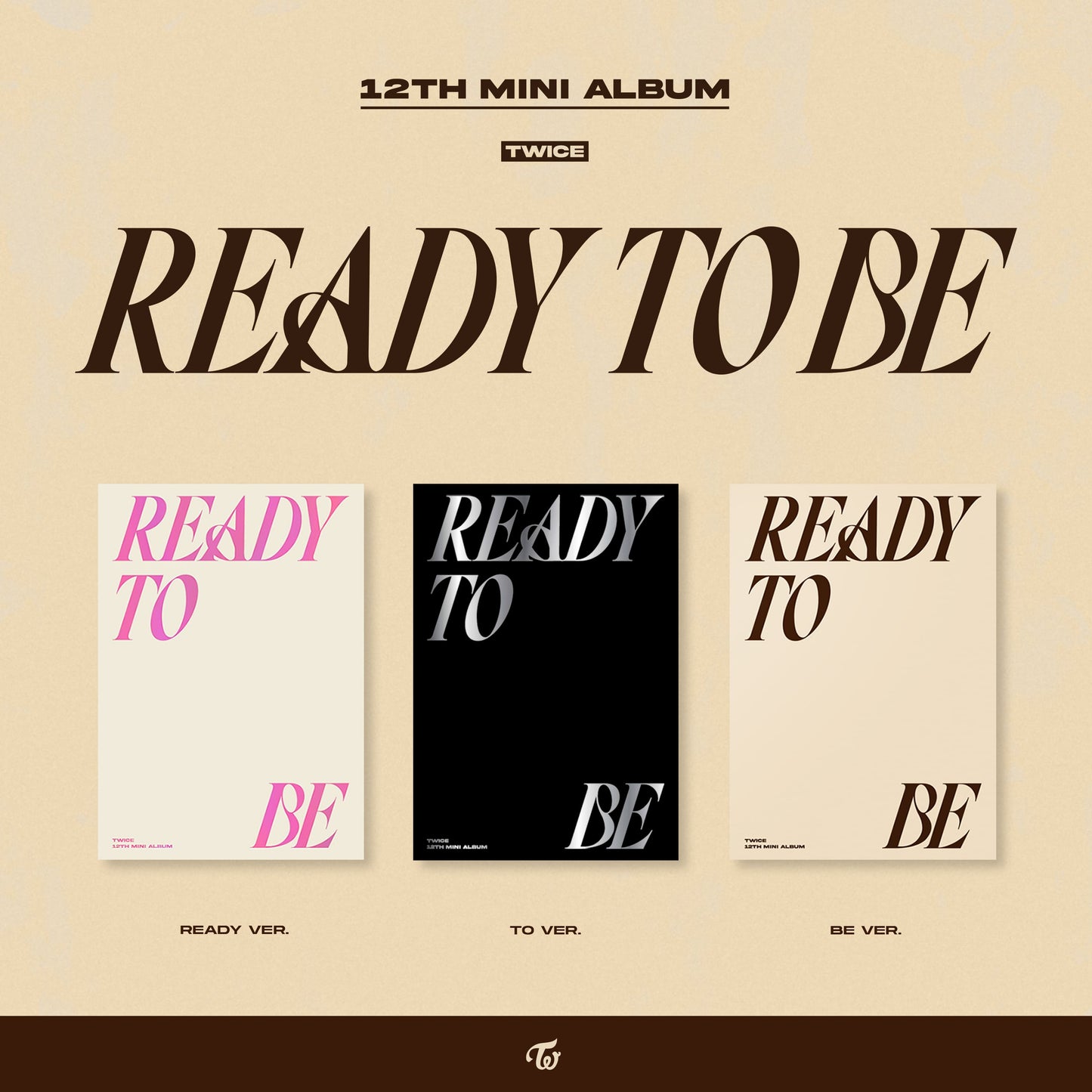 TWICE - READY TO BE [12th Mini Album]