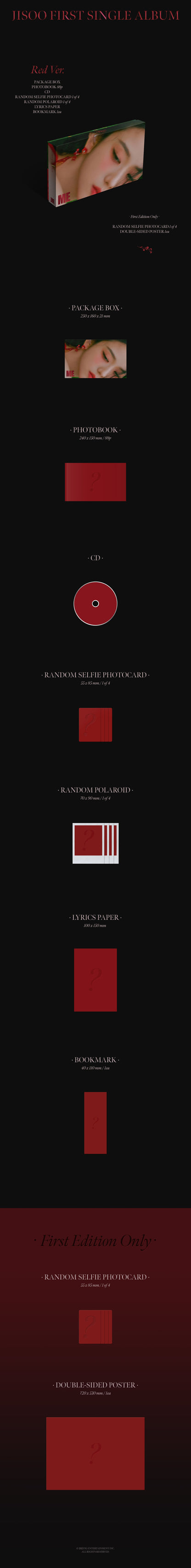 JISOO - ME (FIRST SINGLE ALBUM)