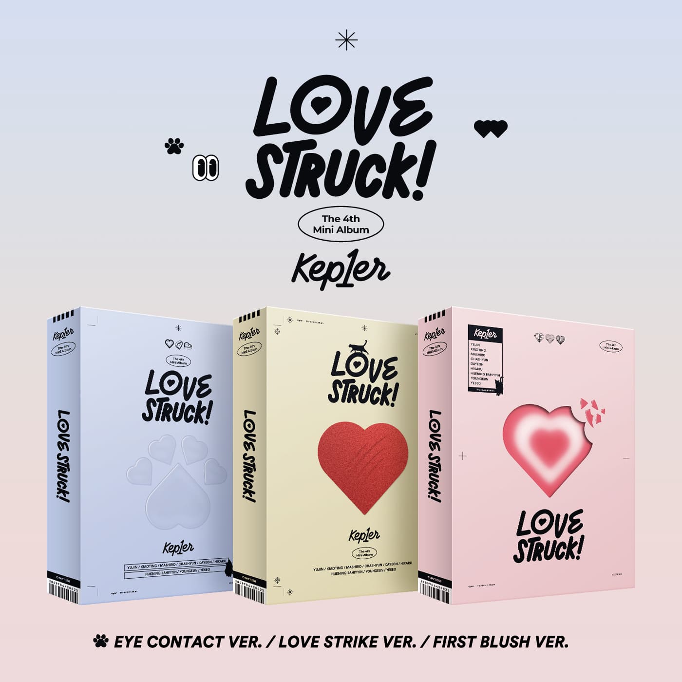KEP1ER - LOVESTRUCK! [4th Mini Album]