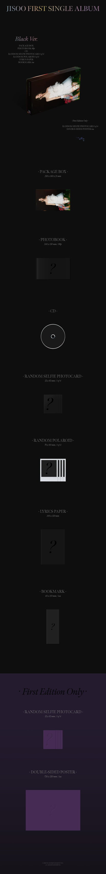 JISOO - ME (FIRST SINGLE ALBUM)