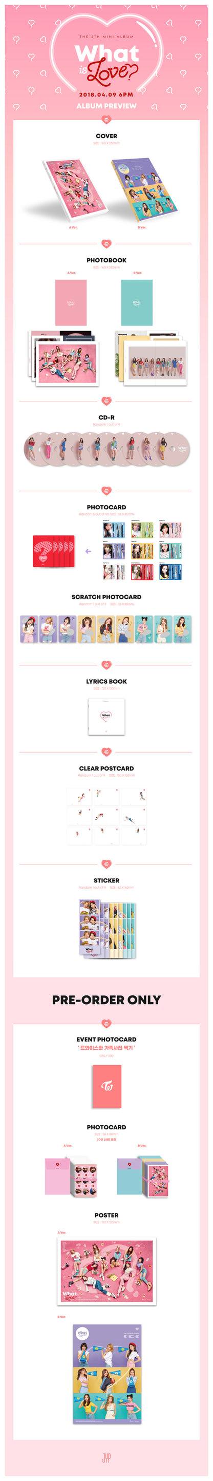 TWICE - What is Love? 5th Mini Album [RANDOM]